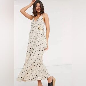 ASOS DESIGN cami wrap maxi dress